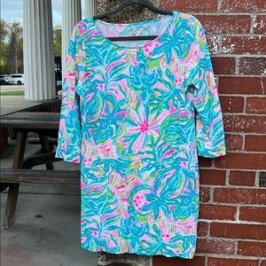 Lilly Pulitzer Pastel Tunic Dress WOMENS LARGE